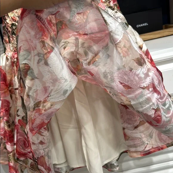 AKIRA KEEP DREAMING WOMANS MINI DRESS XL Dress with Red and Cream Accents - Picture 15 of 17